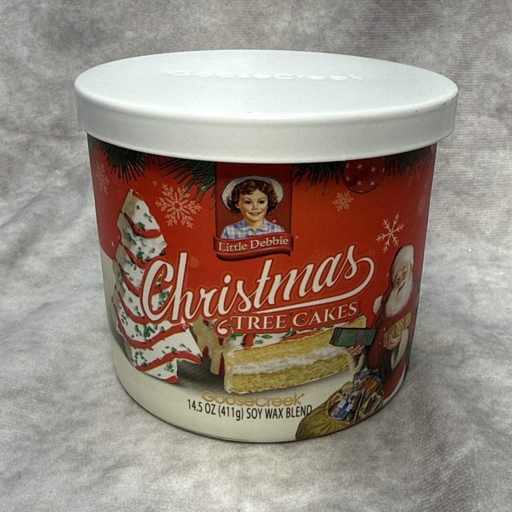 Goose Creek Little Debbie Christmas Tree‎ Cakes Candle 14.5 oz 3-Wick Soy